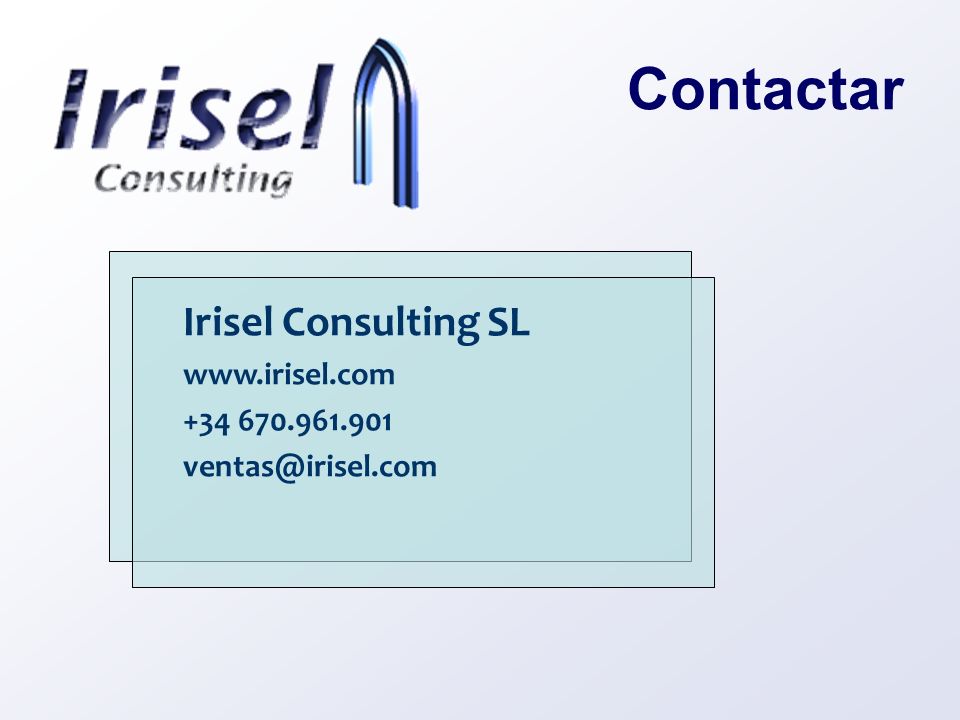 Contactar Irisel Consulting SL