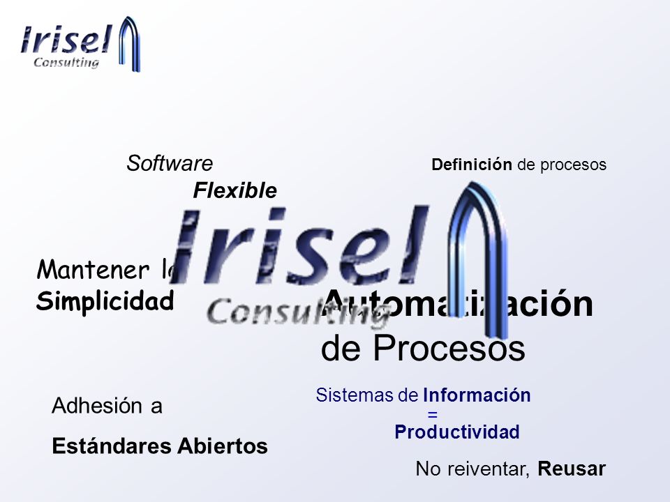 Automatización de Procesos Mantener la Simplicidad Software Flexible