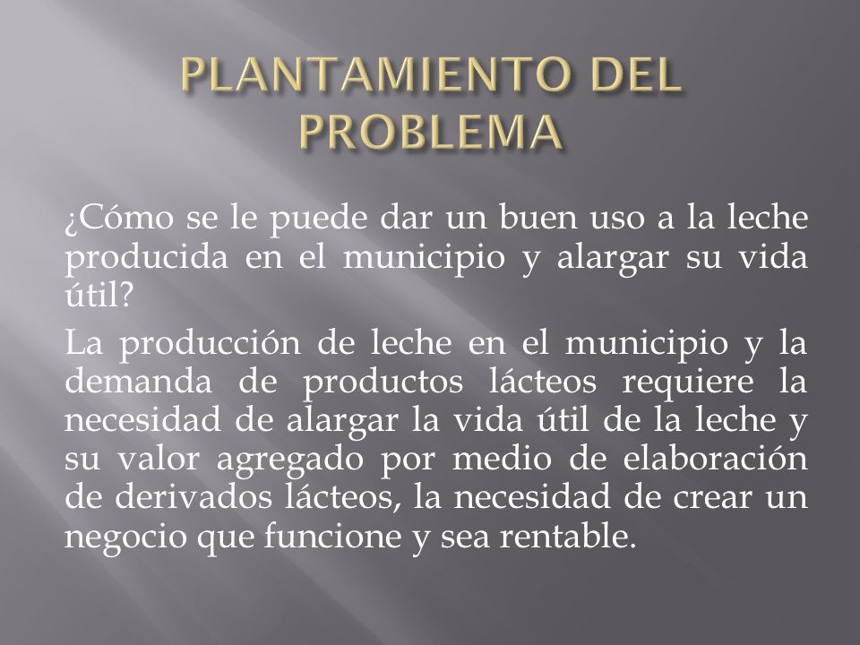 PLANTAMIENTO DEL PROBLEMA