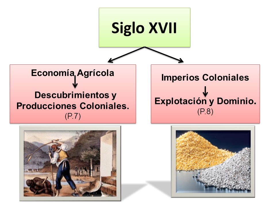 Siglo XVII Economía Agrícola Imperios Coloniales