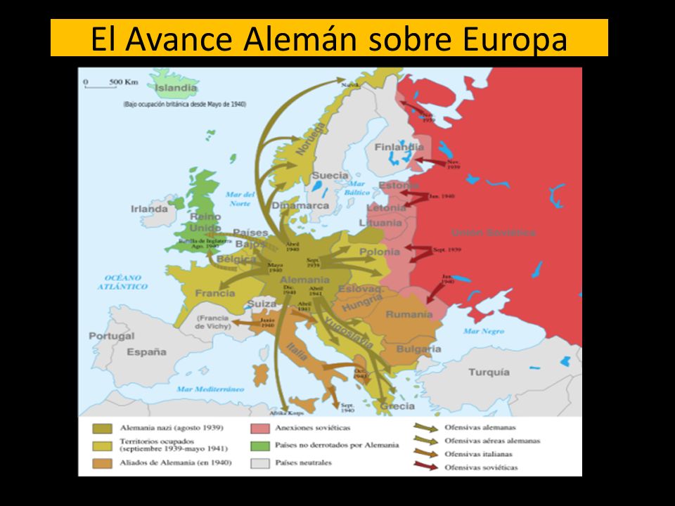 El Avance Alemán sobre Europa