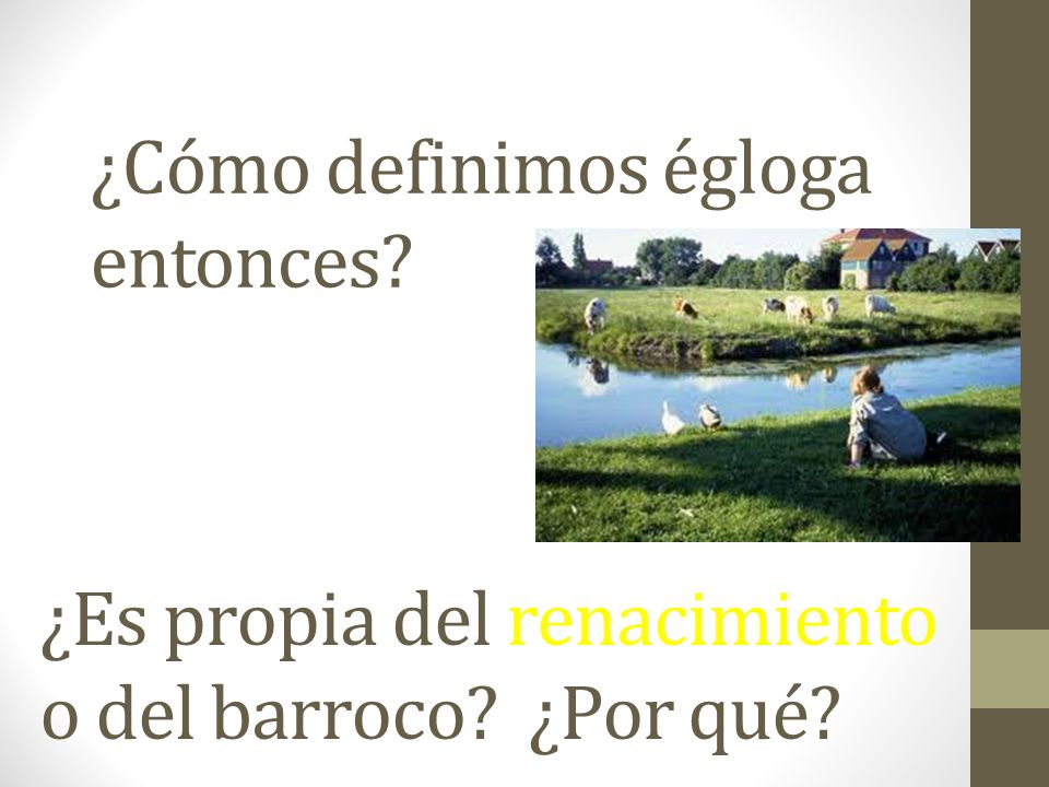 ¿Es propia del renacimiento o del barroco ¿Por qué