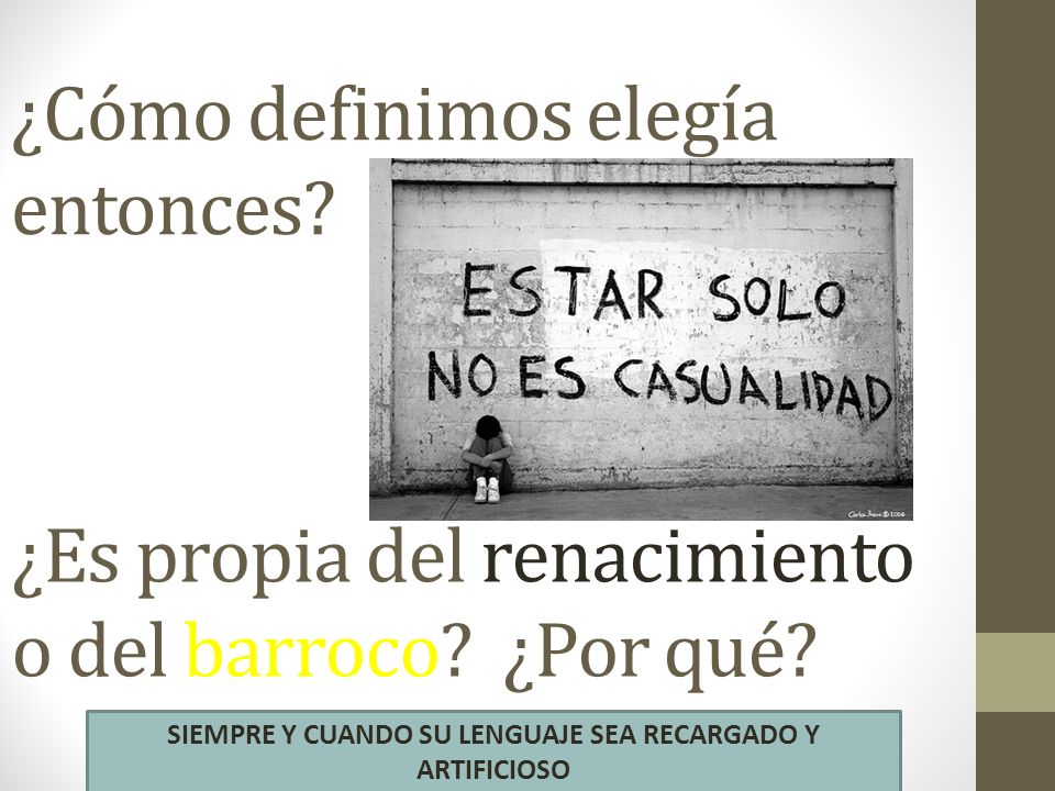 ¿Es propia del renacimiento o del barroco ¿Por qué