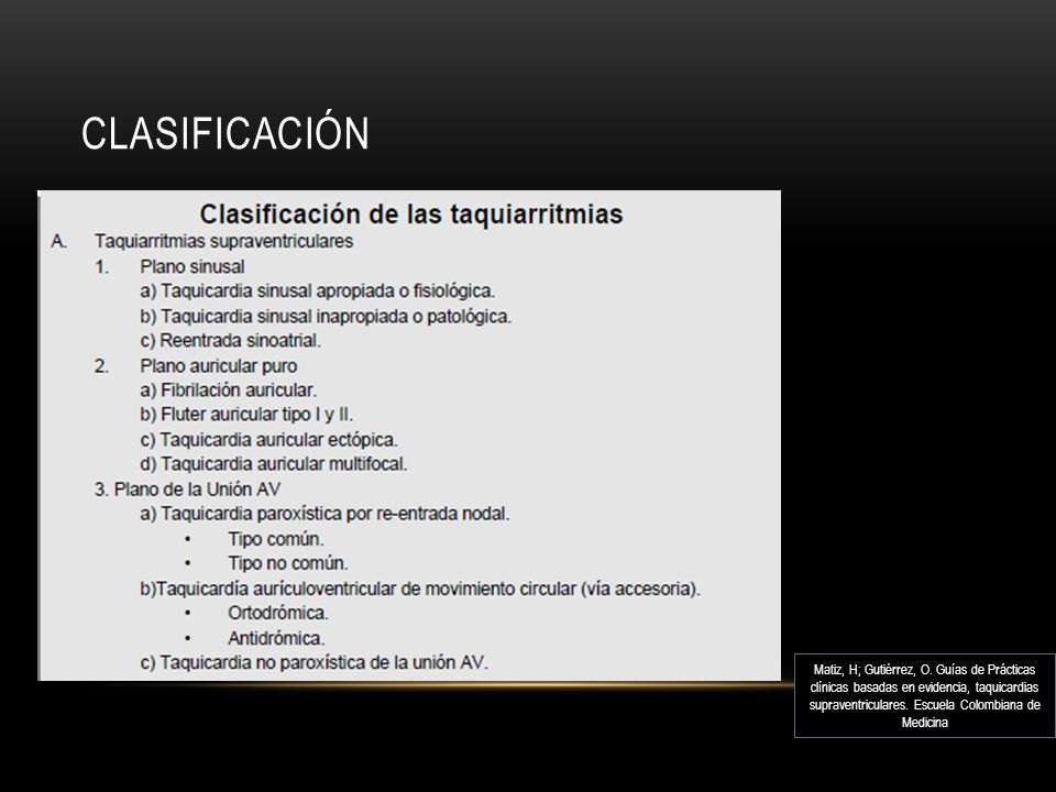 Clasificación