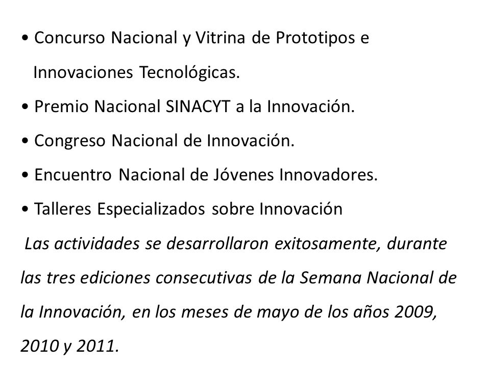 Concurso Nacional y Vitrina de Prototipos e