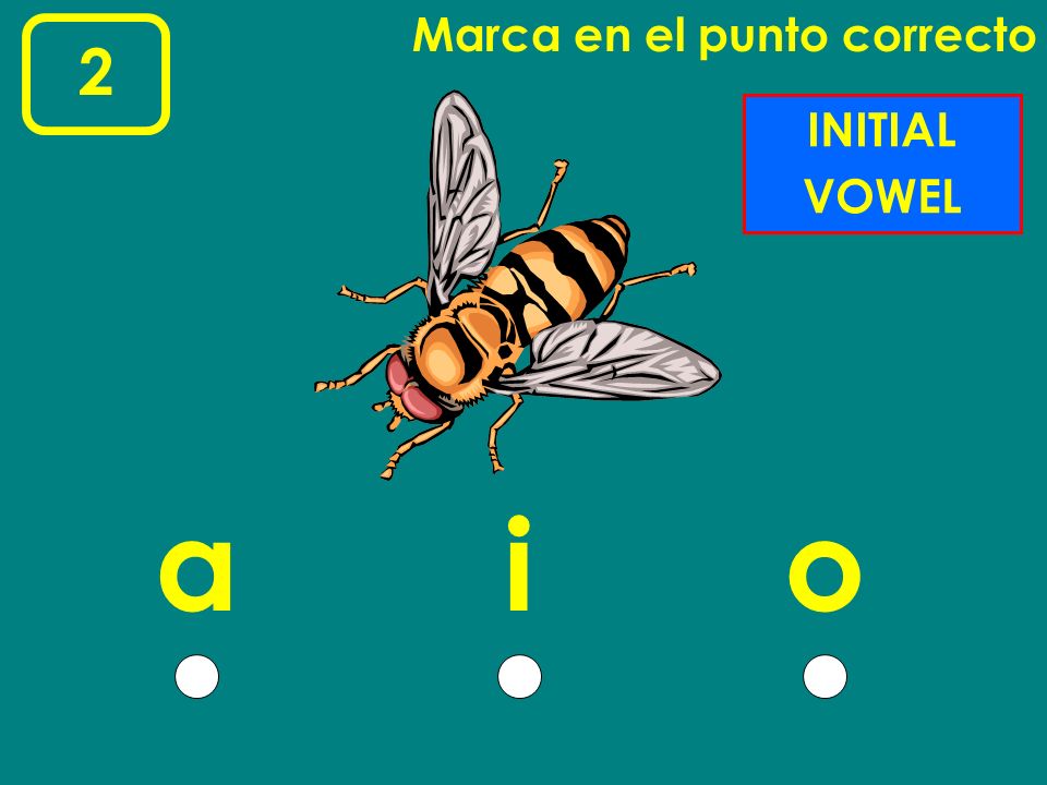 Marca en el punto correcto