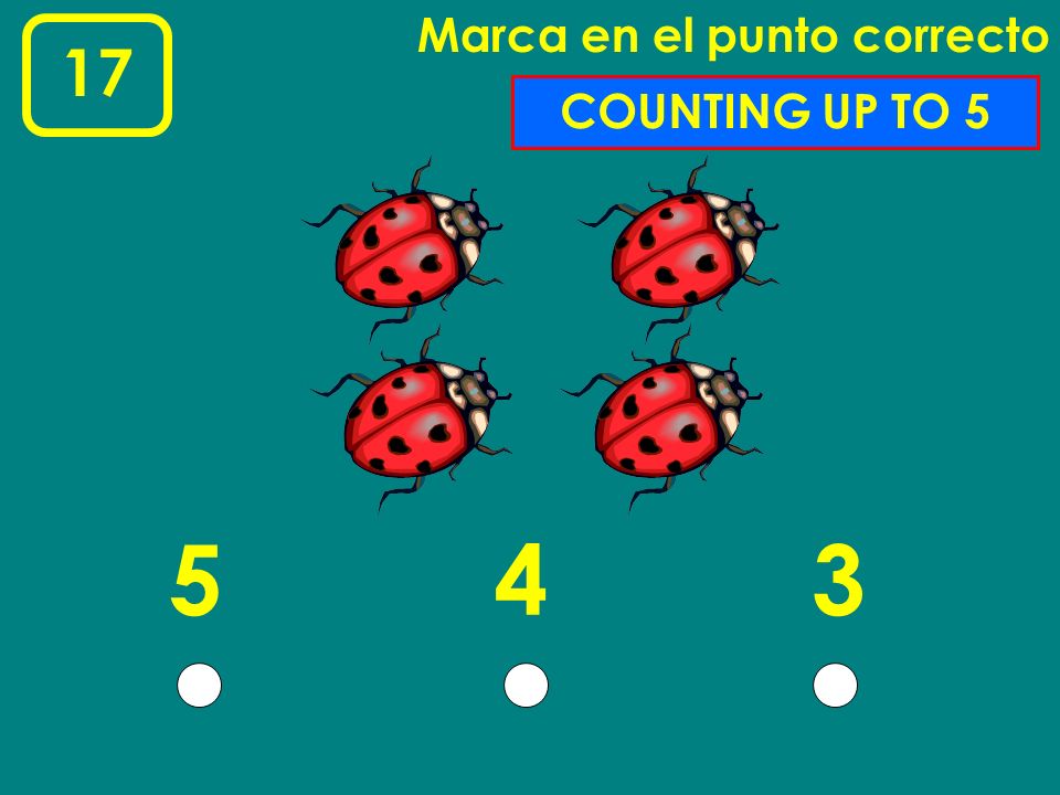 Marca en el punto correcto