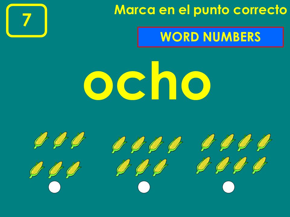 Marca en el punto correcto