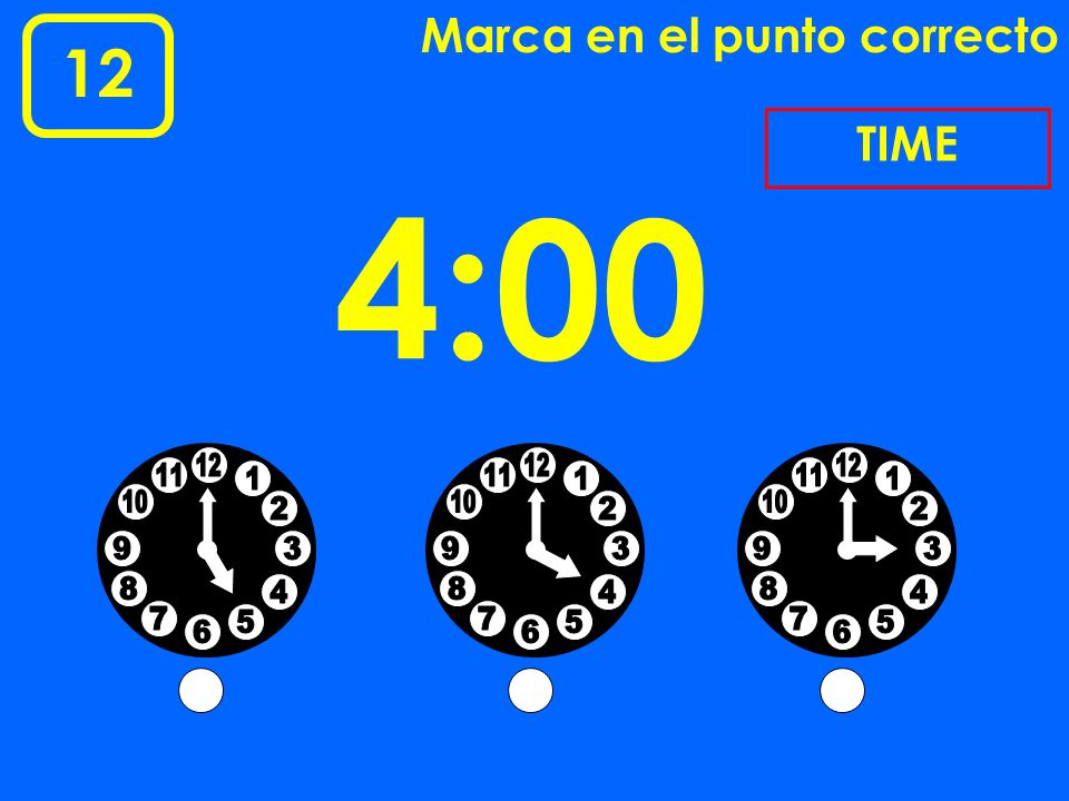 Marca en el punto correcto