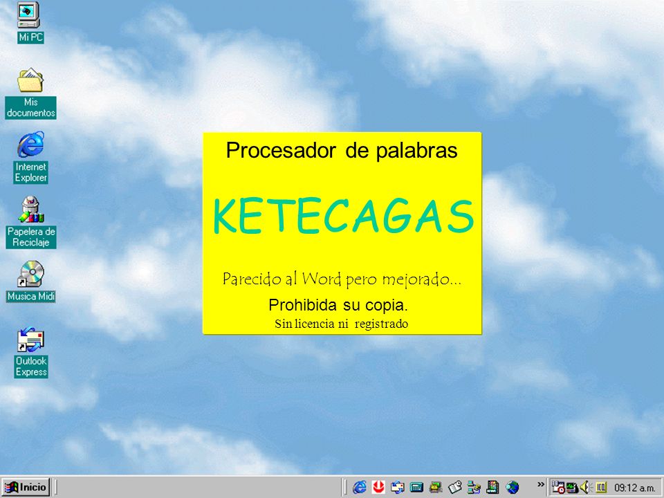 KETECAGAS Procesador de palabras Parecido al Word pero mejorado...