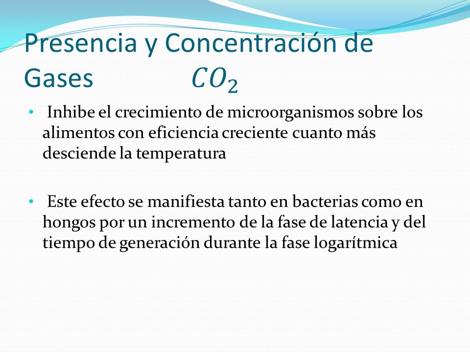 Presencia y Concentración de Gases 𝐶𝑂 2