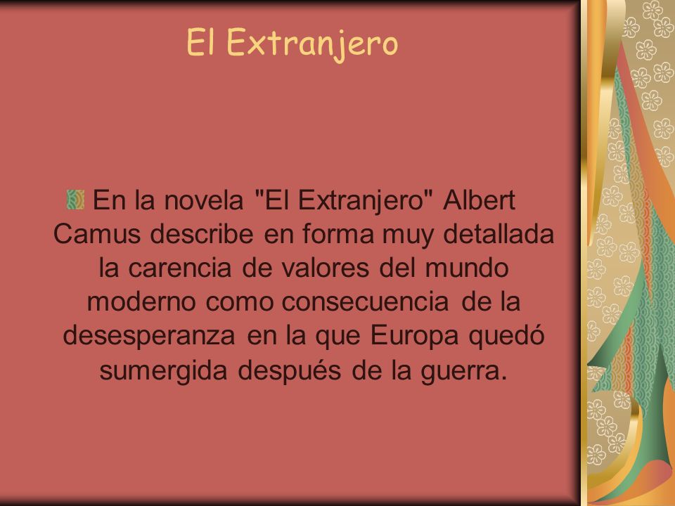 El Extranjero