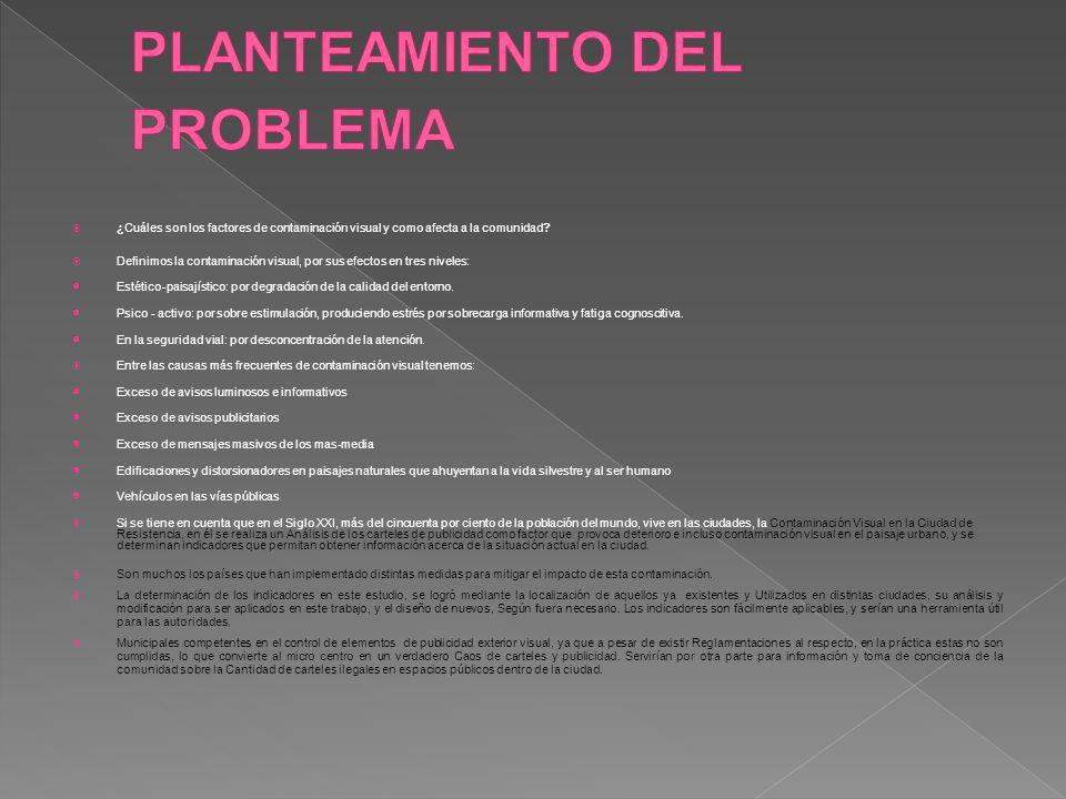 PLANTEAMIENTO DEL PROBLEMA