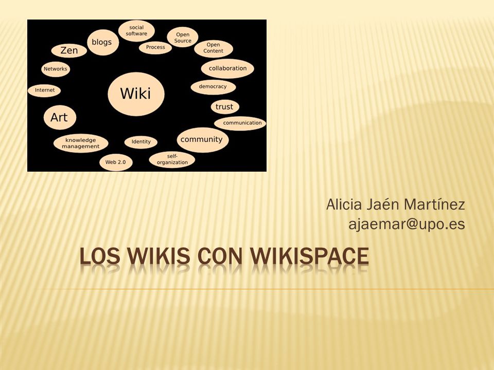 Los wikis con wikispace