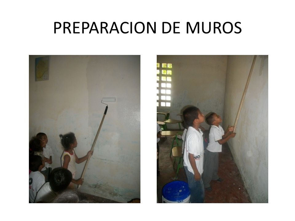 PREPARACION DE MUROS