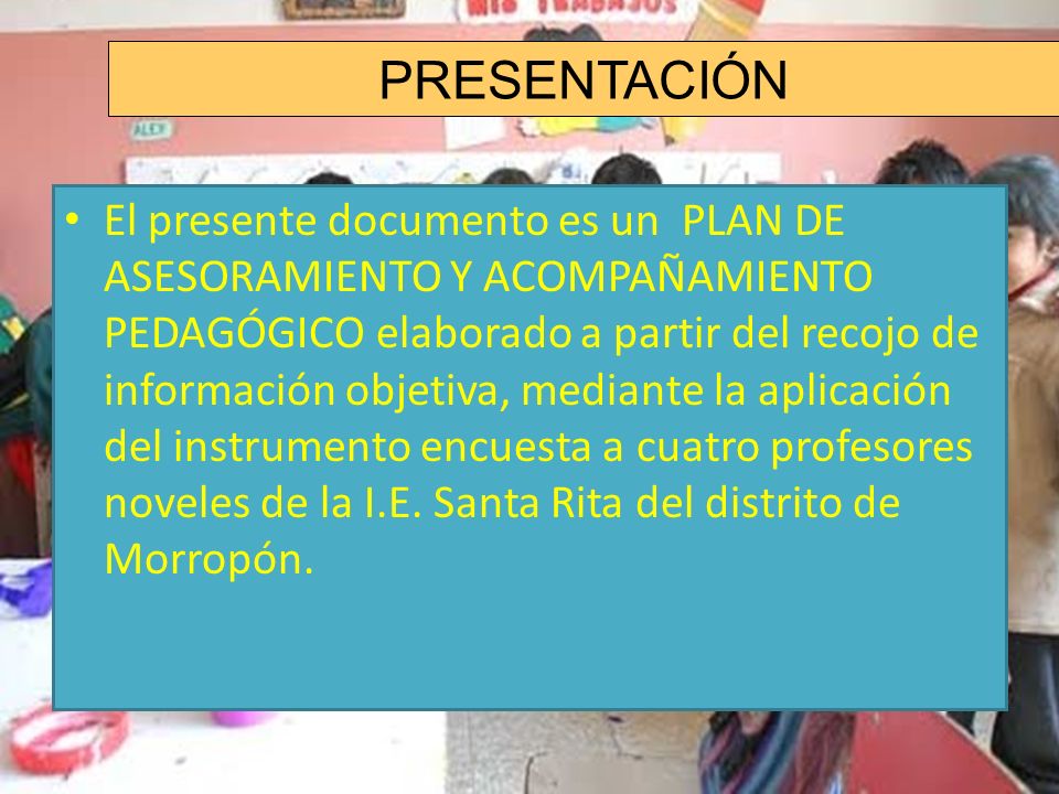 PRESENTACIÓN