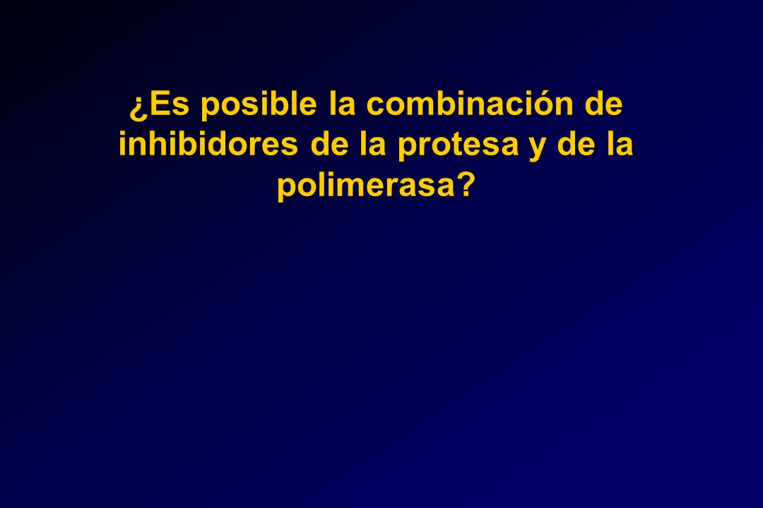 ¿Es posible la combinación de inhibidores de la protesa y de la polimerasa