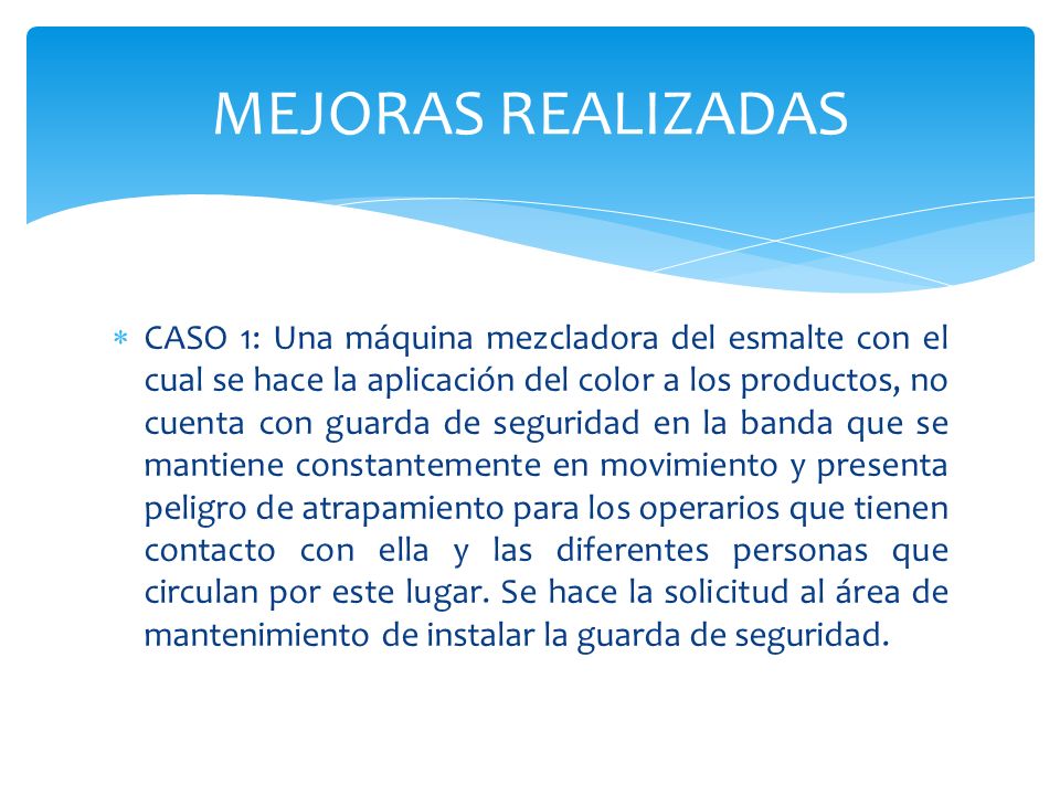 MEJORAS REALIZADAS