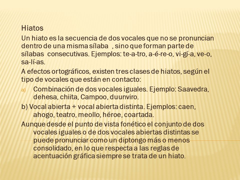 Hiatos