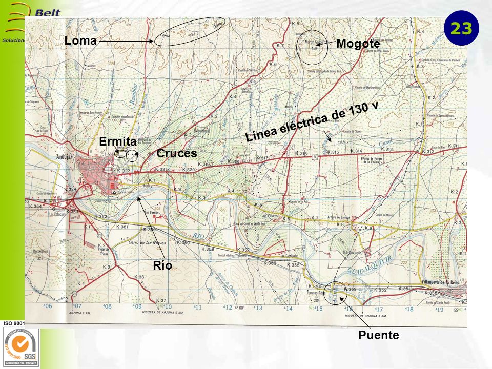 23 Loma Mogote Línea eléctrica de 130 v Ermita Cruces Río Puente