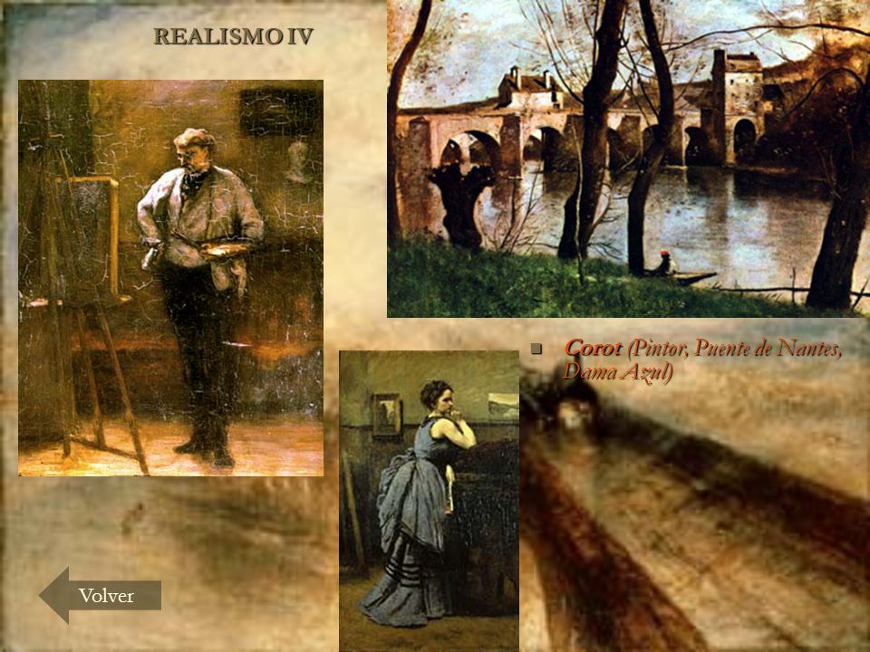 Corot (Pintor, Puente de Nantes, Dama Azul)