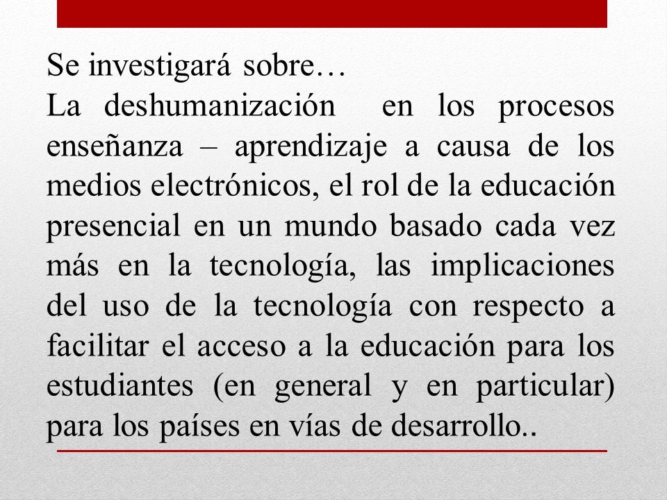 Se investigará sobre…