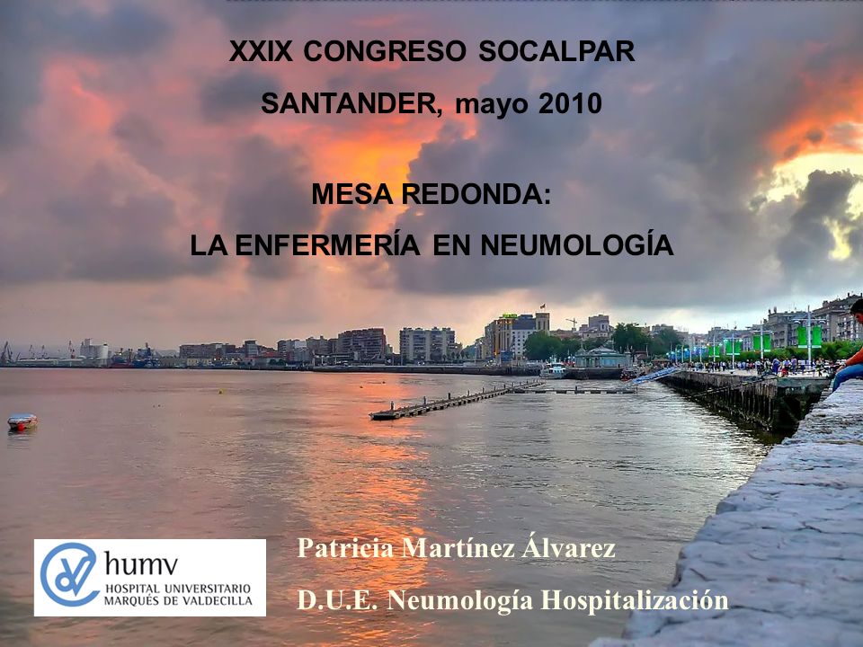 XXIX CONGRESO SOCALPAR LA ENFERMERÍA EN NEUMOLOGÍA
