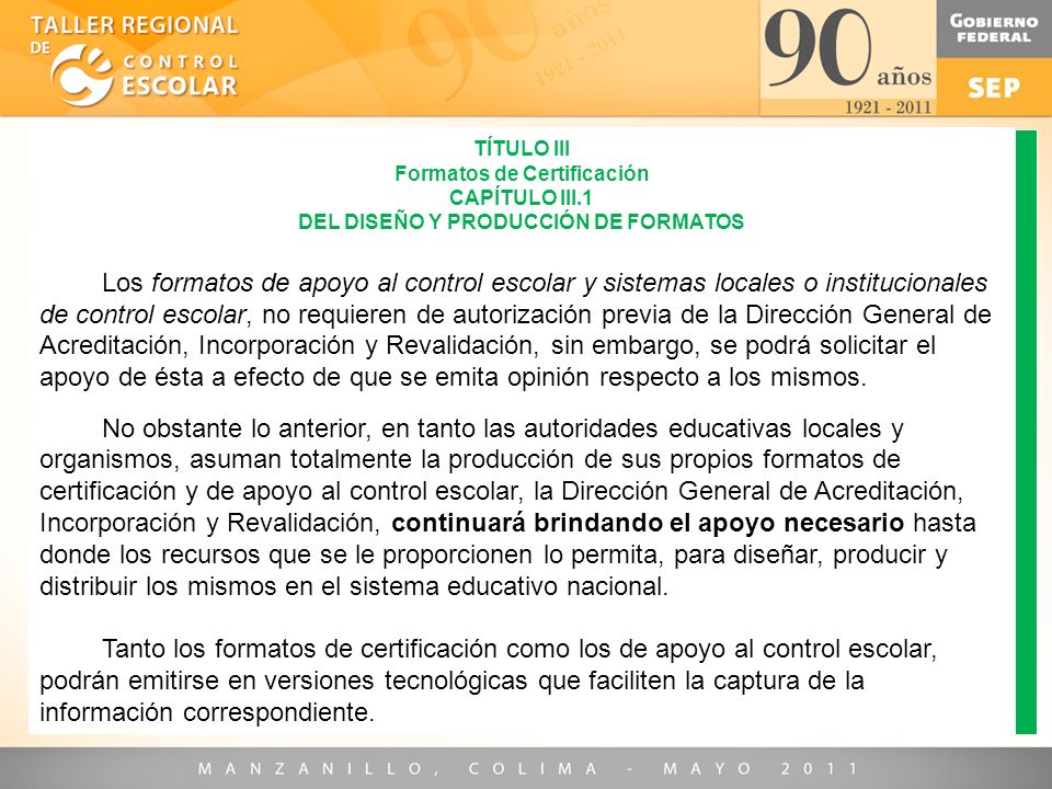 Formatos de Certificación DEL DISEÑO Y PRODUCCIÓN DE FORMATOS