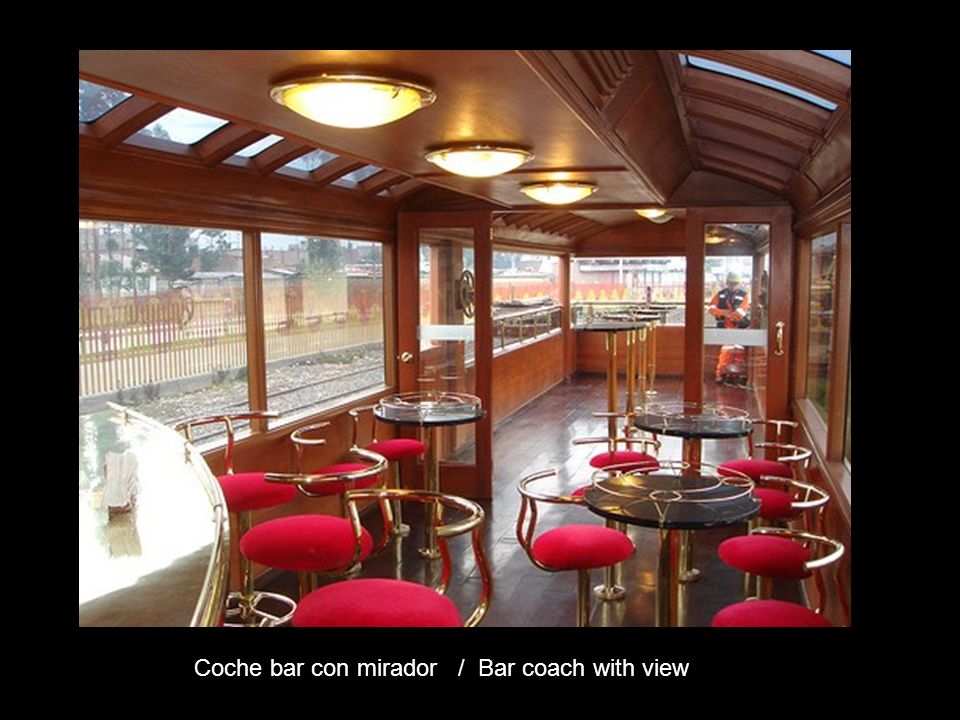 Coche bar con mirador / Bar coach with view