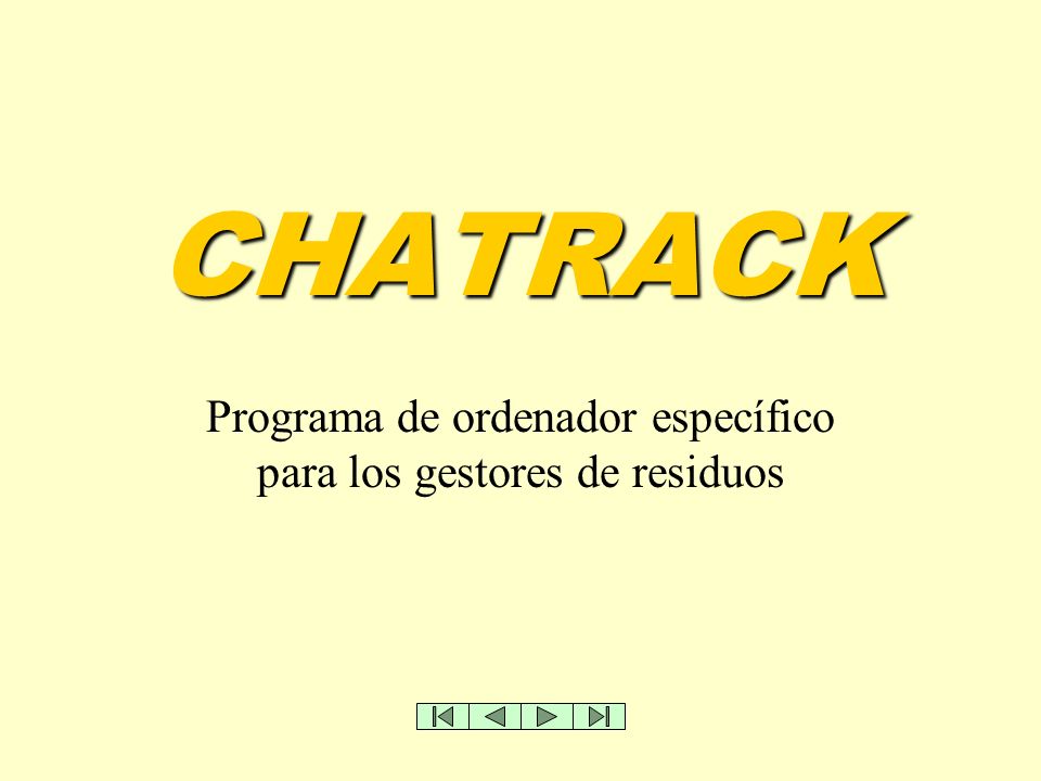 Programa de ordenador específico para los gestores de residuos
