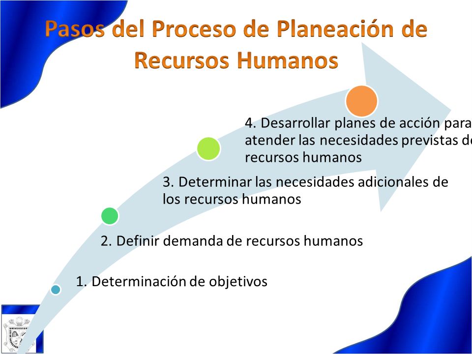 Pasos del Proceso de Planeación de Recursos Humanos
