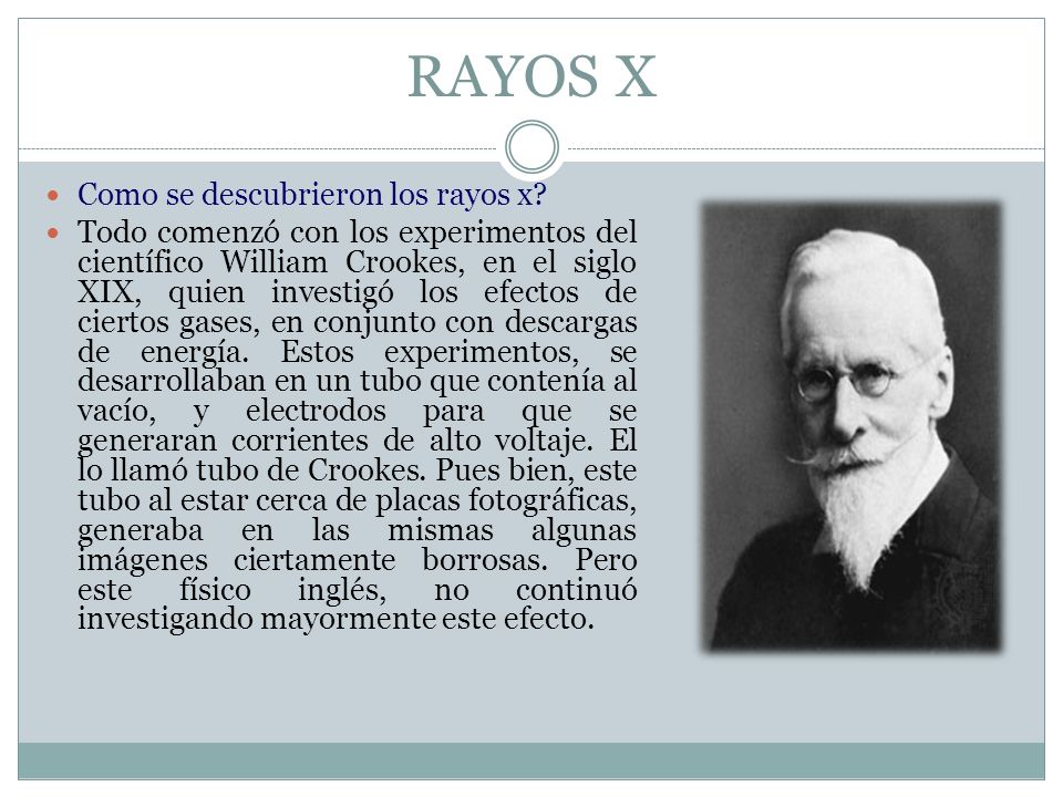 RAYOS X Como se descubrieron los rayos x
