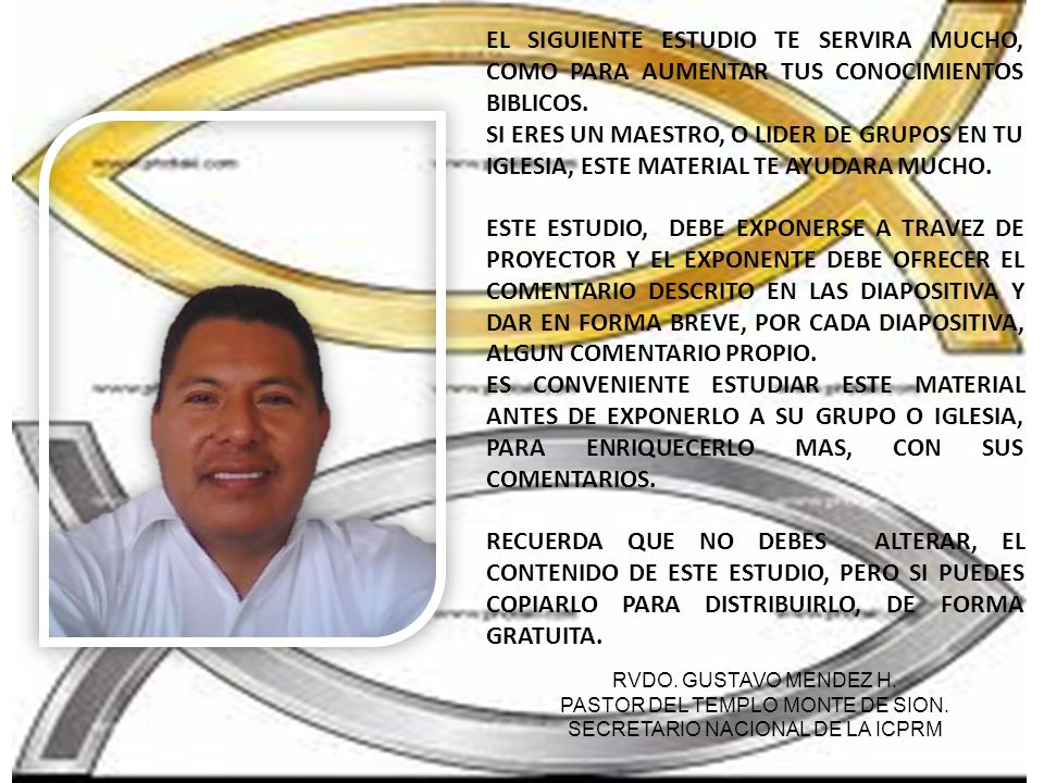 EL SIGUIENTE ESTUDIO TE SERVIRA MUCHO, COMO PARA AUMENTAR TUS CONOCIMIENTOS BIBLICOS.