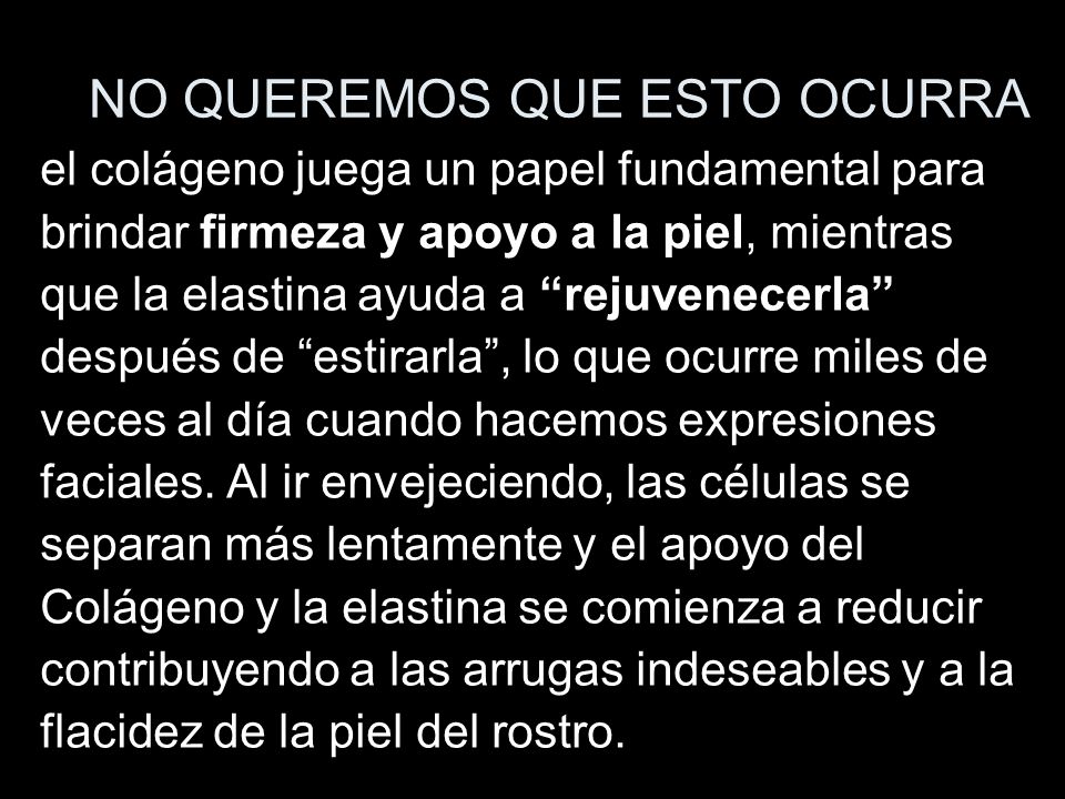 NO QUEREMOS QUE ESTO OCURRA