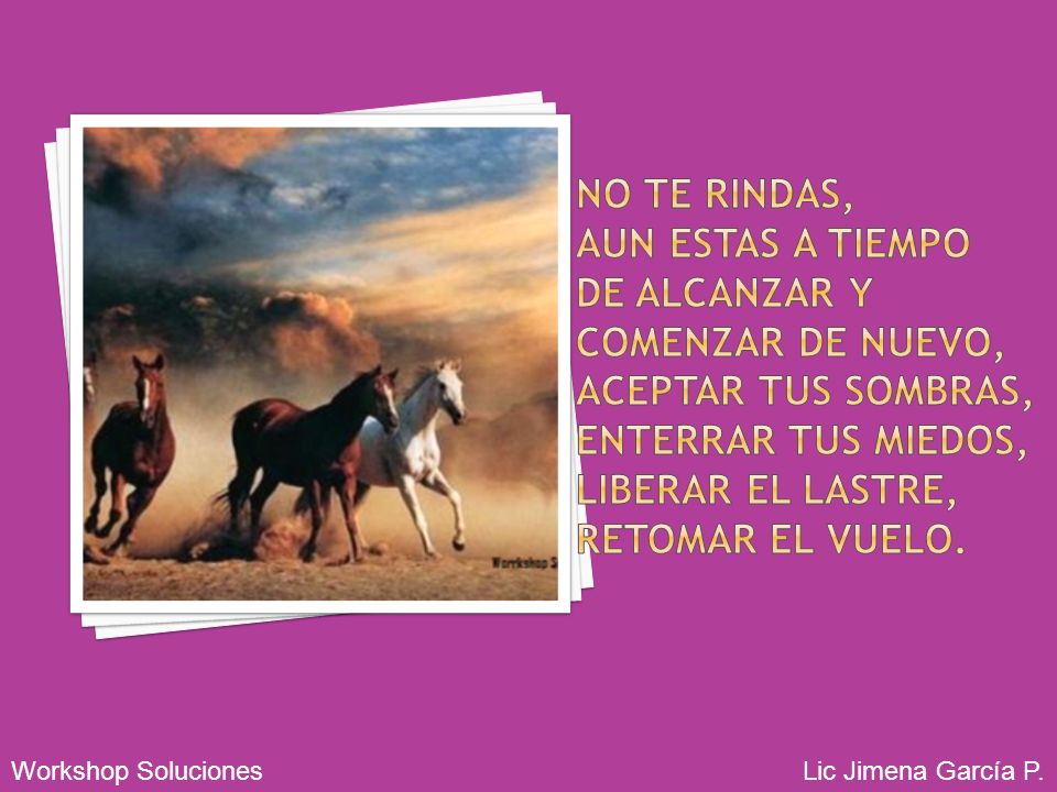 No te rindas, aun estas a tiempo de alcanzar y comenzar de nuevo, Aceptar tus sombras, enterrar tus miedos, liberar el lastre, retomar el vuelo.