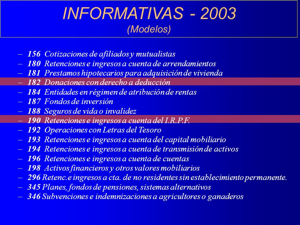 INFORMATIVAS (Modelos)