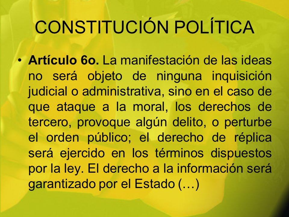 CONSTITUCIÓN POLÍTICA