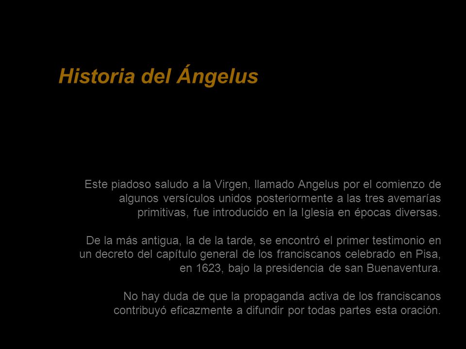 Historia del Ángelus