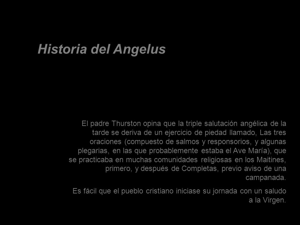 Historia del Angelus