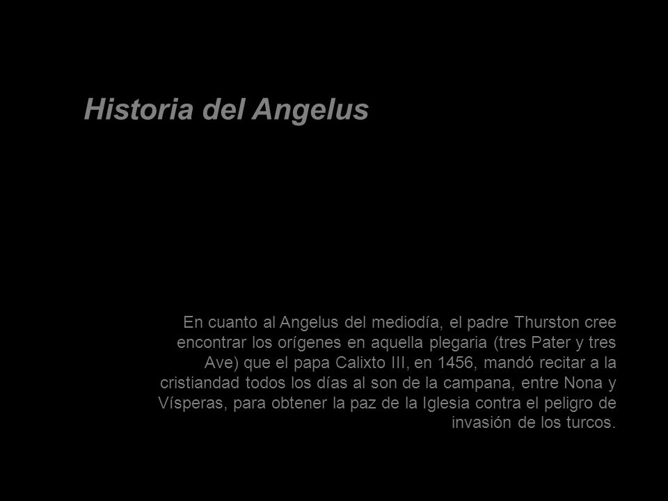 Historia del Angelus