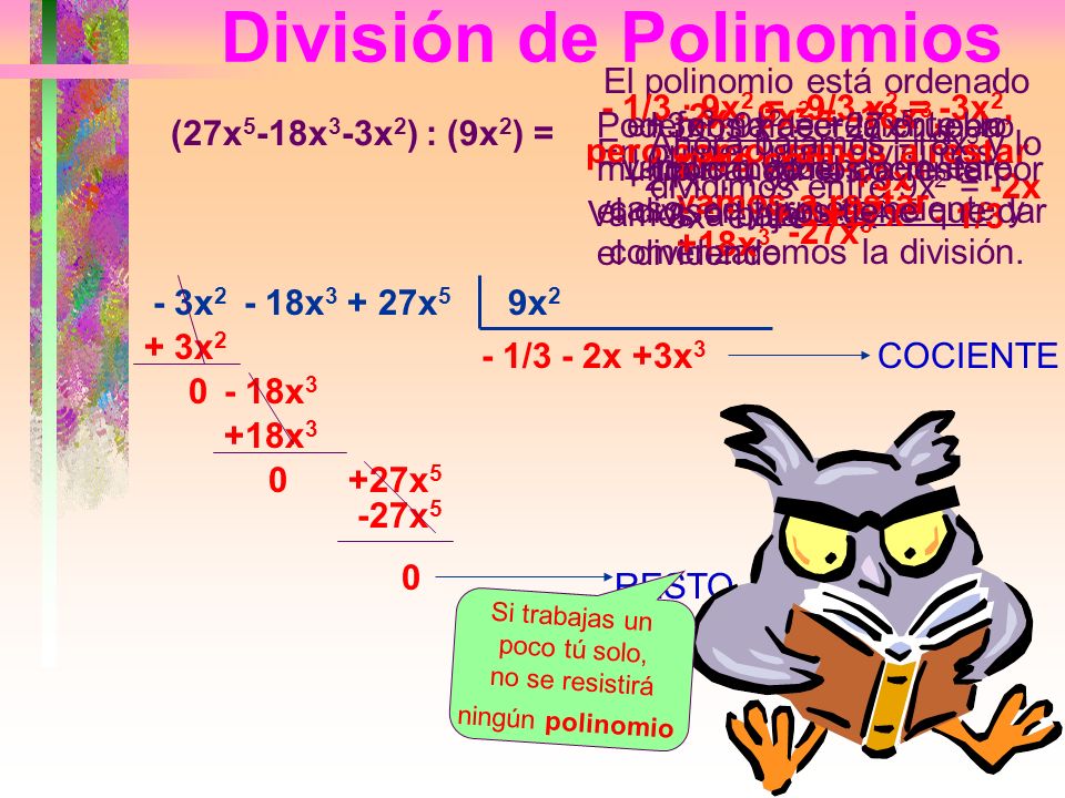 División de Polinomios