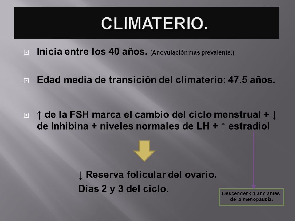 Descender < 1 año antes