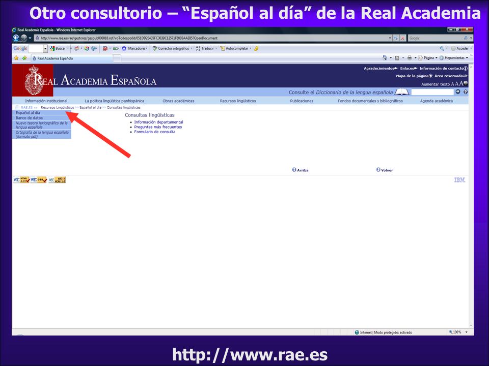 Otro consultorio – Español al día de la Real Academia