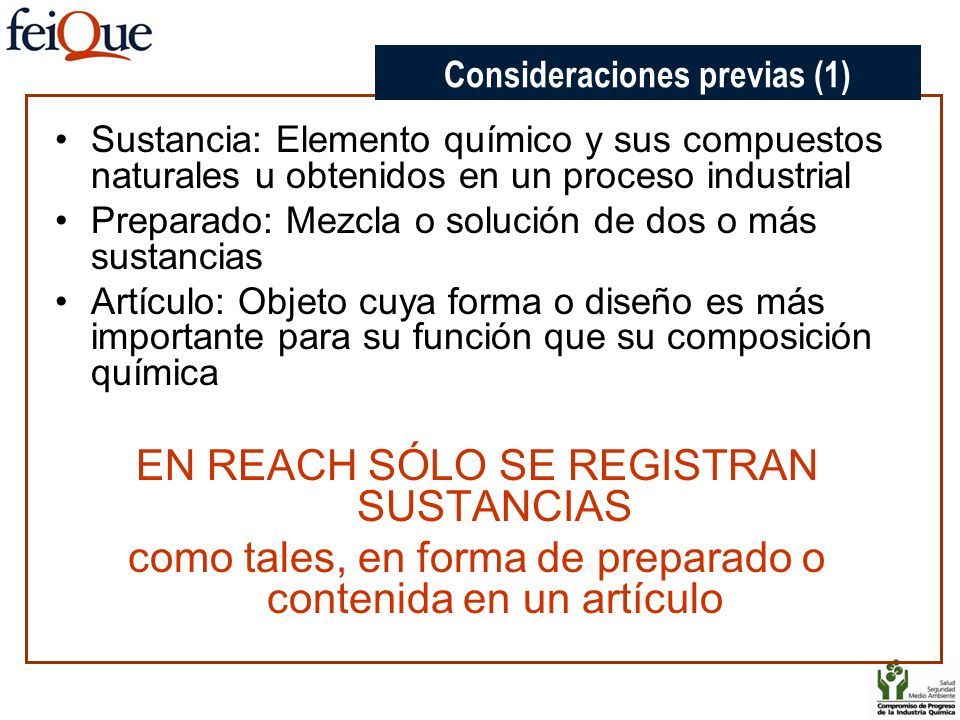 Consideraciones previas (1)