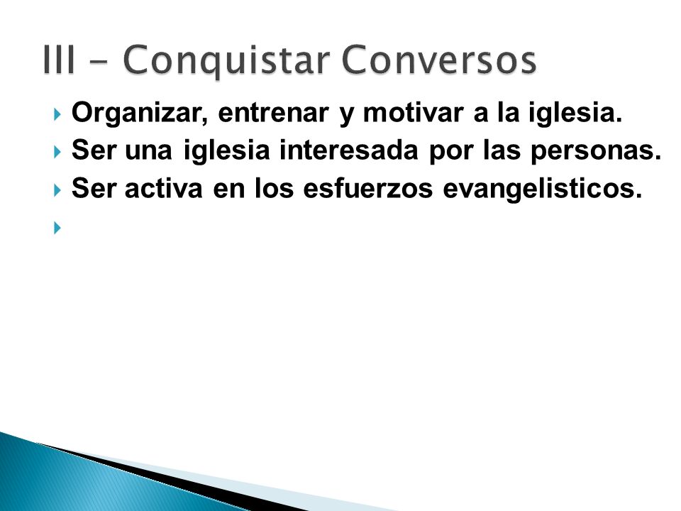 III - Conquistar Conversos