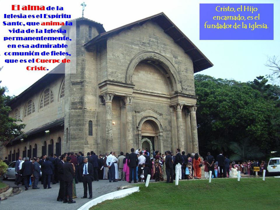 Cristo, el Hijo encarnado, es el fundador de la Iglesia.