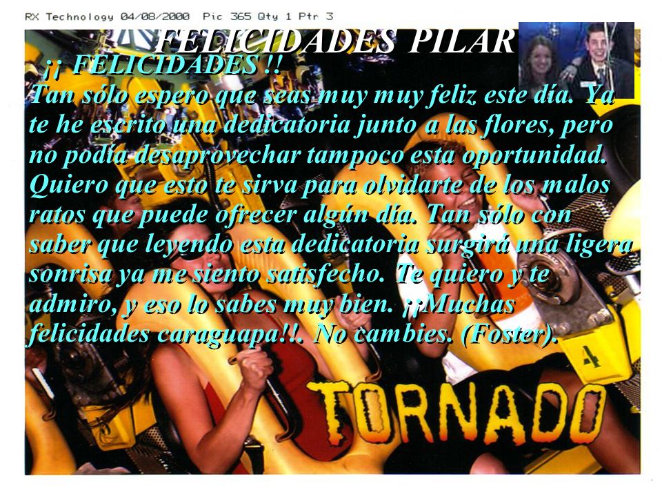 FELICIDADES PILAR ¡¡ FELICIDADES !!