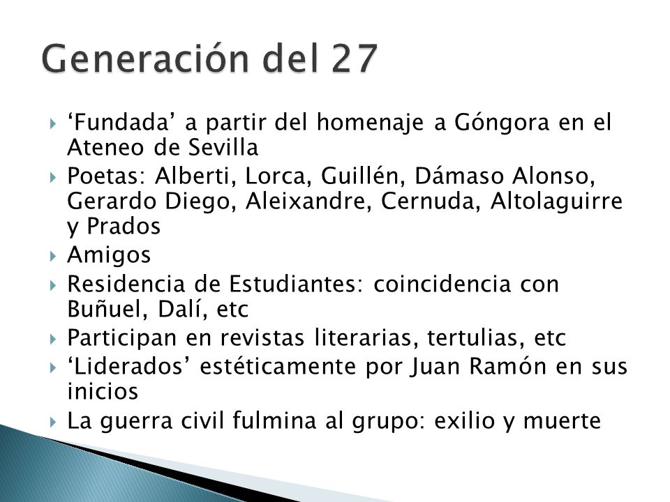 Generación del 27 ‘Fundada’ a partir del homenaje a Góngora en el Ateneo de Sevilla.