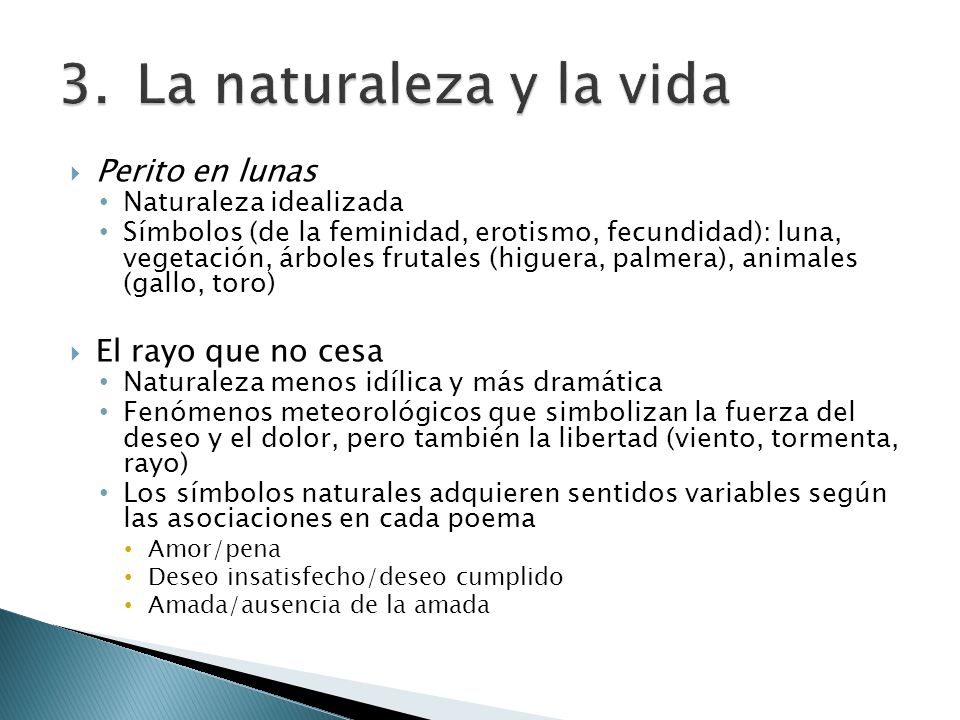 La naturaleza y la vida Perito en lunas El rayo que no cesa