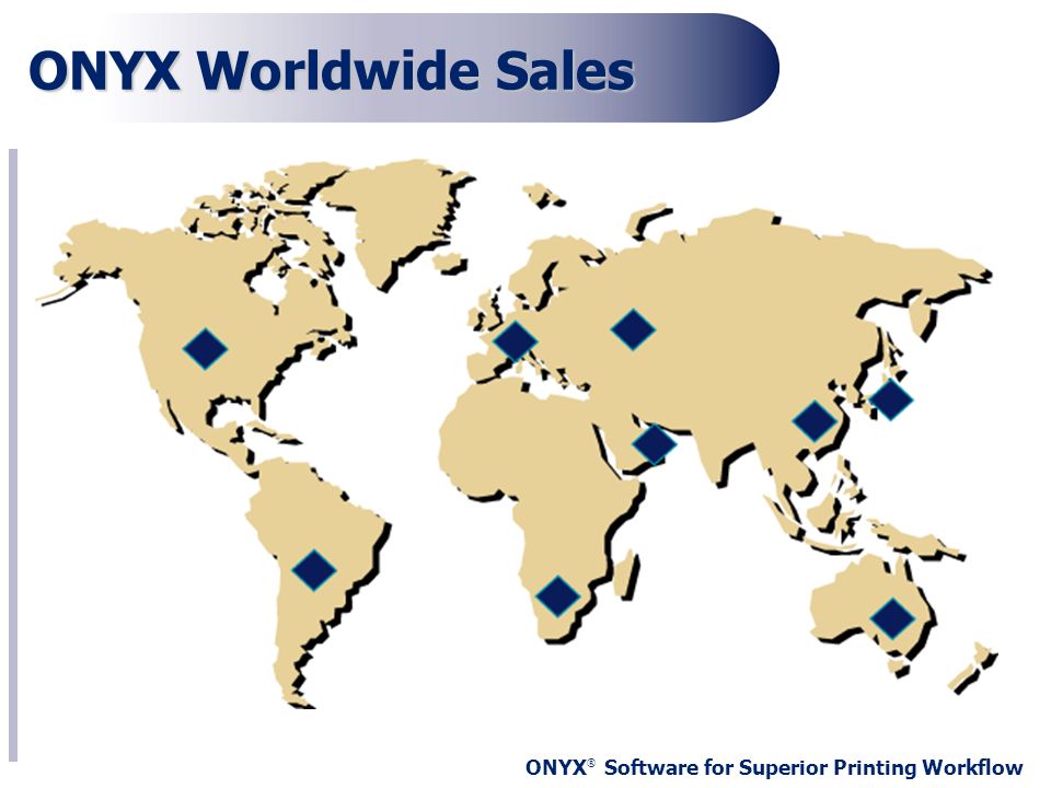 ONYX Worldwide Sales ONYX® Software for Superior Printing Workflow